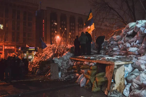 Украина Киев Декабря 2013 Евромайдан Автомайдан — стоковое фото