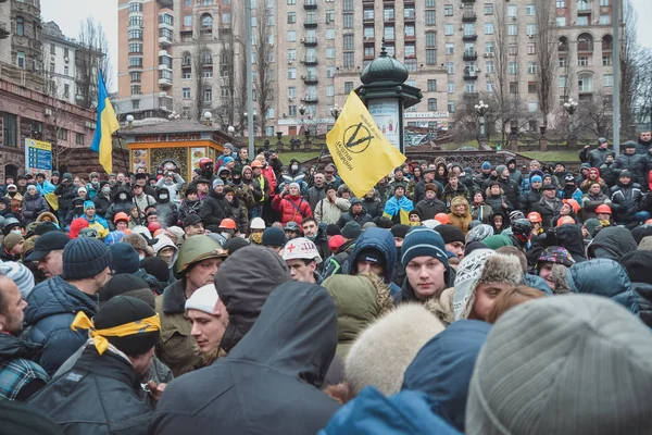 키예프에서 Bessarabka에 Euromaidan에 우크라이나 키예프 2014 Antimaidan — 스톡 사진