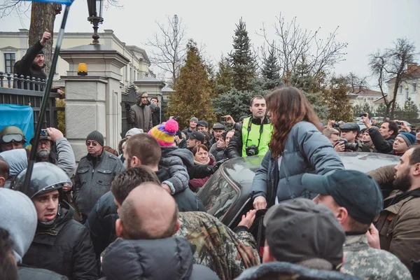 Ucrania Kiev Febrero 2014 Toma Residencia Presidencial Viktor Yanukovich Mezhgorye — Foto de Stock