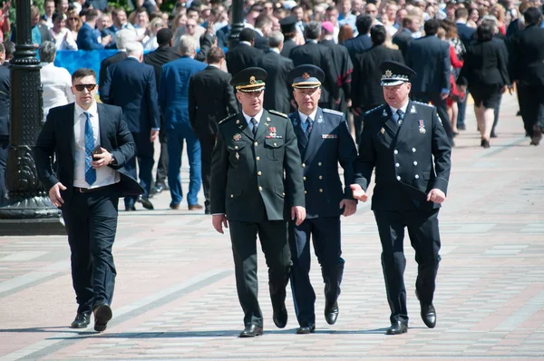 Kijów, Ukraina 20 maja 2019. Przywództwo agenci bezpieczeństwa — Zdjęcie stockowe