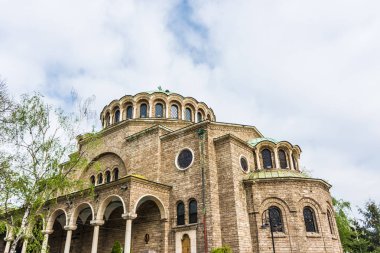 Eski kilisede Bulgaristan, yüksek açılı görünüş