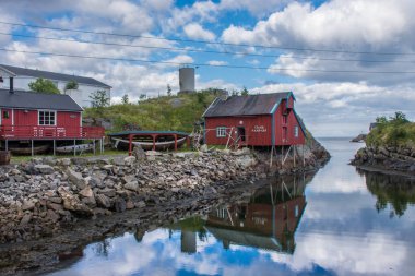 A i Lofoten, Norveç 'in küçük köyü.