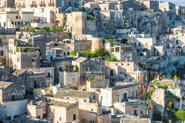 Den Sassi Matera Vackra Gamla Sten Stad Basilicata Södra Italien — Stockfoto
