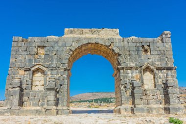 Volubilis Roma kalıntıları, Fas'ın büyük arch