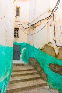 Kutsal şehir Moulay İdriss 'in sokakları, Fas
