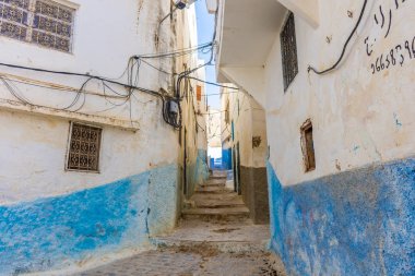 Kutsal şehir Moulay İdriss 'in sokakları, Fas