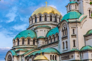 Bulgaristan 'ın Sofya kentindeki Aleksander Nevsky Ortodoks Katedrali