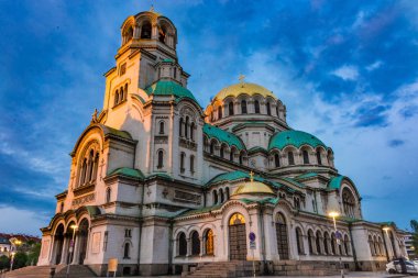 Bulgaristan 'ın Sofya kentindeki Aleksander Nevsky Ortodoks Katedrali