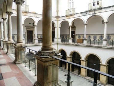 Coimbra, Portekiz, 12 Mayıs 2015: Antik Coimbra Üniversitesi