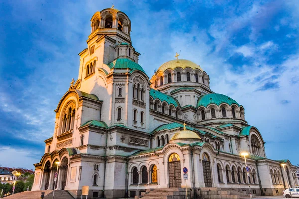 Aleksander Nevskij Ortodokse Sofia Katedralen Bulgaria – stockfoto