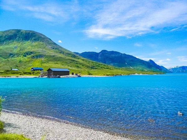 Vackra Gjendesheim Sjön Jotunheimen Nationalpark Norge — Stockfoto
