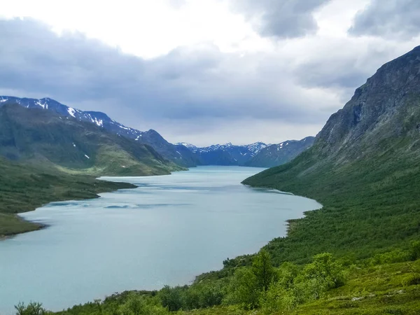Lago Gjendesheim Dal Crinale Besseggen Norvegia — Foto Stock