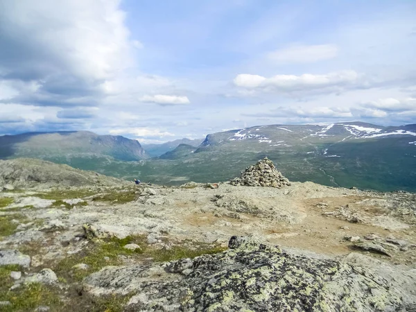 Vilda Landskapet Över Besseggen Ridge Norge — Stockfoto