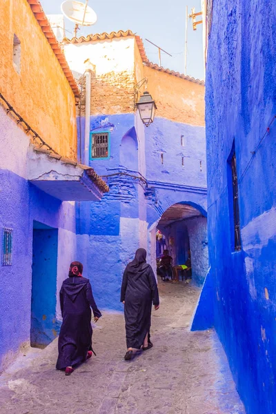Chefchaouen Morocco August 2018 Исламские Женщины Время Праздника Аль Адха — стоковое фото