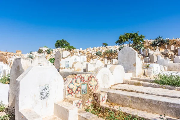 Islamitische Begraafplaats Van Fez Marokko — Stockfoto
