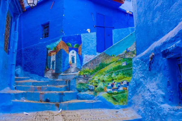 Голубая Лестница Фабрегаса Мораль — стоковое фото