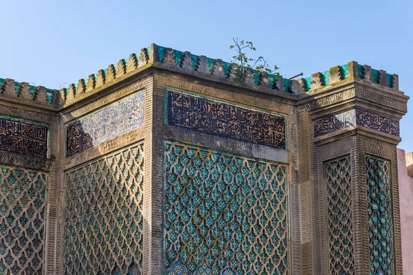 Detail Bab Mansour Gate Meknes Morocco — Stock Photo, Image