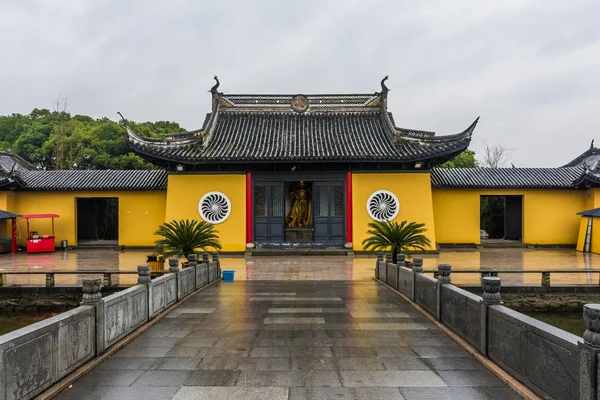 Tempio Confuciano Zhouzhuang Sotto Pioggia Cina — Foto Stock