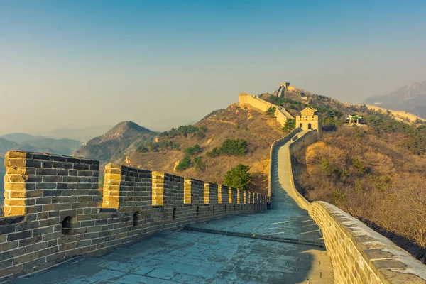 Gran Muralla China Sección Badaling China — Foto de Stock