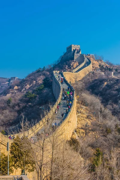 Grande Muraille Chine Section Badaling Chine — Photo