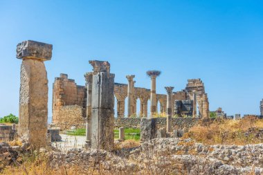 Meknes City antik sütunlar