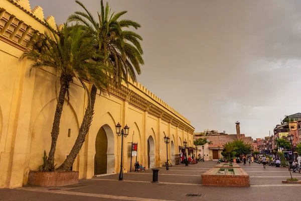 Marrakech Morocco August 2018 Kilátás Utcára Marrakech — Stock Fotó