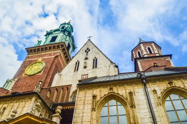 Wawel Katedrali Çan Kulesi Krakow Polonya — Stok fotoğraf