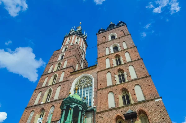 Mary Cathedral Krakow Polonya — Stok fotoğraf