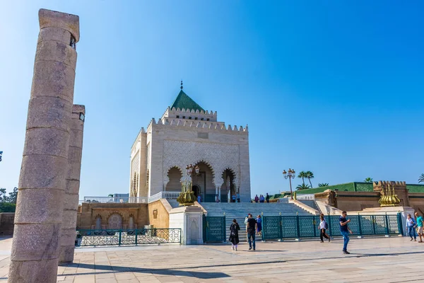 Mausoleo Hassan Rabat Marruecos — Foto de Stock