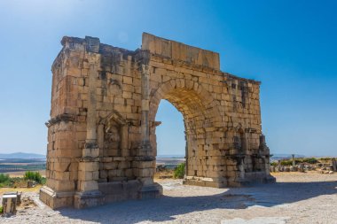 Volubilis Roma kalıntıları, Fas'ın büyük arch