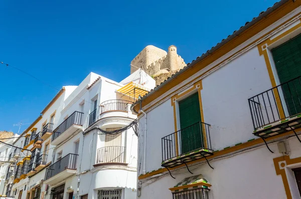 Edificios blancos de Olvera, España — Foto de Stock