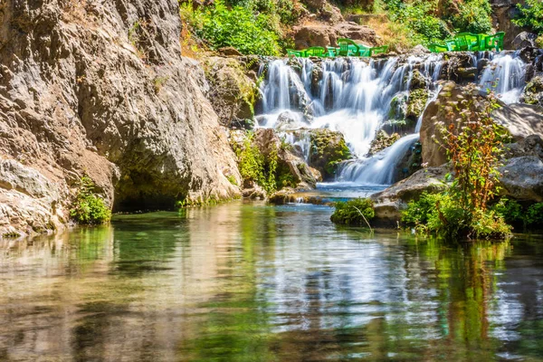 Kleiner Wasserfall Von Akchour Marokko — Stockfoto