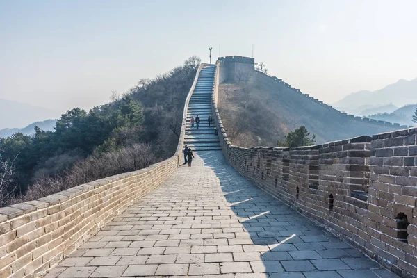 Great Wall China Section Badaling China — Stock Photo, Image