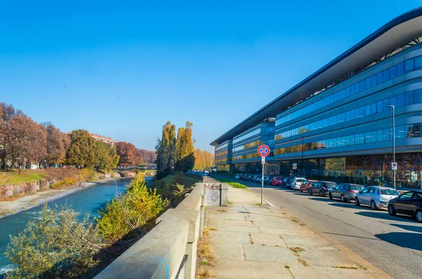 Turijn Italië November 2018 Weergave Van Campus Einaudi Moderne Universiteit — Stockfoto