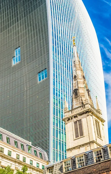 London Storbritannien September 2018 Den Moderna Fenchurch Street Skyskrapa Och — Stockfoto