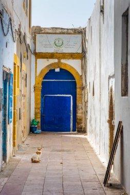 Essaouira, Fas 'ta eski bir cadde.