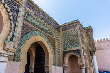 Meknes, Fas'ta Bab el Mansour kapı detayı