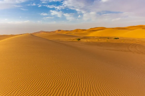Bela Paisagem Das Dunas Deserto Saara Merzouga Marrocos — Fotografia de Stock