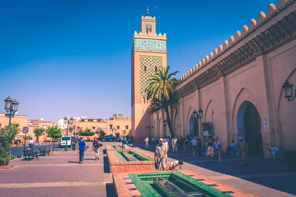 Marrakech Morocco August 2018 Kasbah Mosque — Stock Photo, Image