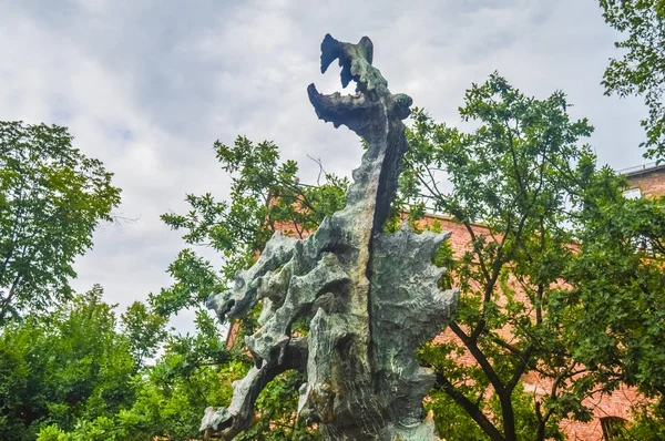 Dragon Figure Krakau Polen — Stockfoto