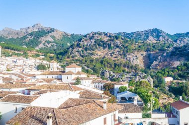 Grazalema kentinin peyzaj, Ispanya