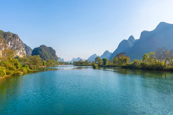 Landscape River Yangshuo China — Stock Photo, Image