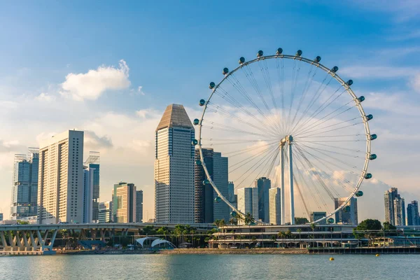 Cingapore Outubro 2019 Skyline Bairro Moderno — Fotografia de Stock