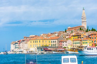 Hırvatistan 'ın Rovinj kentinin manzarası