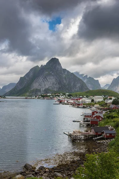 Paysage Village Reine Îles Lofoten Norvège — Photo