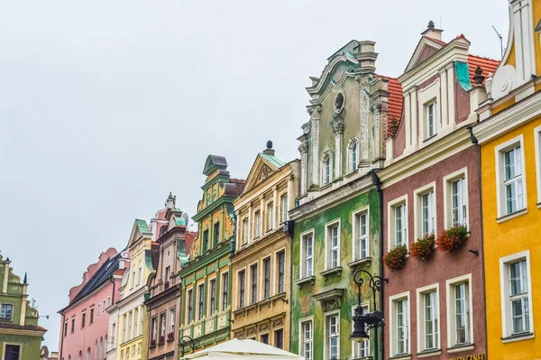 Bâtiments Anciens Poznan Old Square Pologne — Photo