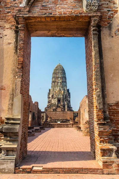 Tor Zum Antiken Tempel Ayutthaya Thailand — Stockfoto