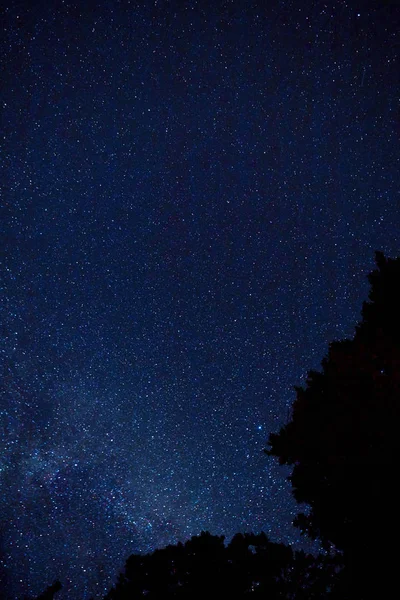 Нескінченний Простір Повний Зірок Високій Роздільності Сяючі Зірки Небі Вночі — стокове фото