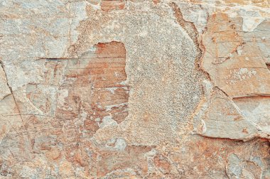 Taş dokusu. Doğal taştan yakın plan. Taş gibi duvar. Yapısal yüzey yakın çekim. Granit doğal yüzey. Desen deseni.