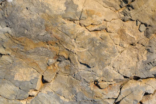 Коричневий Камінь Тріщинами Поверхні Або Абстрактним Фоном — стокове фото